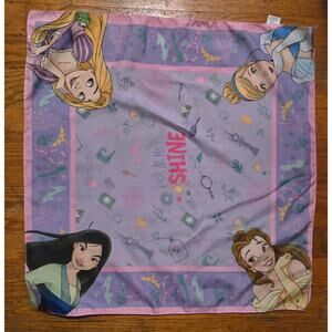 Disney Princess Let it Shine Scarf Tangled, Mulan, Belle, Cinderella